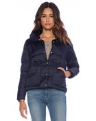 Penfield Rockwool Shearling Collar Down Jacket - Lyst