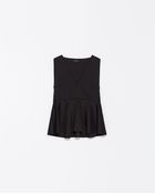 Zara Peplum Vneck Top - Lyst