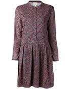 Band Of Outsiders Slant Waist Dress - Lyst