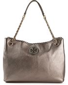 Tory Burch Metallic Shoulder Bag - Lyst
