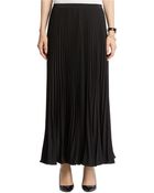 Anne Klein Pleated Maxi Skirt - Lyst