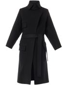 Lucas Nascimento Wool-Felt Tailored Coat - Lyst