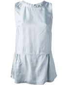 Marni Flared Hem Top - Lyst