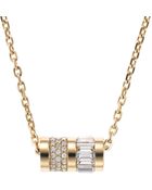 Michael Kors Pave Barrel Pendant Necklace - Lyst