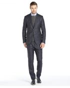 Gucci Caspian Plaid Wool 2-Button Suit With Flat Front Pants - Lyst
