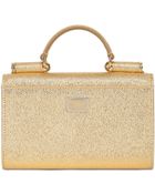 Dolce & Gabbana Studded Laminated Leather Phone Clutch - Lyst