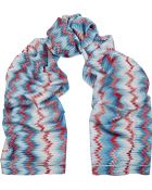 Missoni Chevron-Knit Scarf - Lyst