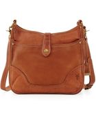 Frye Campus Leather Satchel Bag Saddle - Lyst
