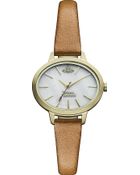 Vivienne Westwood Elyptic Leather Watch - Lyst