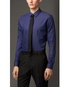Burberry Slim Fit Cotton Shirt - Lyst
