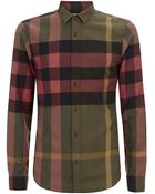 Burberry Brit Holmes Checked Flannel Shirt - Lyst