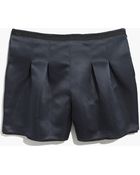 Madewell Satin Shorts - Lyst