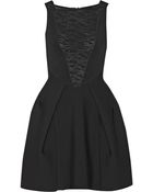 Roland Mouret Eumorpha Paneled Stretch-Knit Mini Dress - Lyst