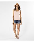 Michael Stars 2x1 Rib Boyfriend Tank - Lyst