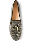 Giuseppe Zanotti Crystal Studded Slipper - Lyst