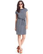Tommy Hilfiger Stripe Tie Waist Dress - Lyst