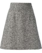 Dolce & Gabbana Tweed A-Line Skirt - Lyst