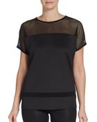 Rachel Zoe Mesh Illusion Top - Lyst