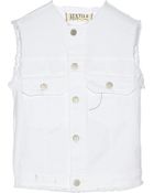 Textile Elizabeth And James Stretch-Denim Vest - Lyst