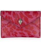Alexander McQueen Envelope Card Holder - Lyst