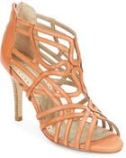 Adrienne Vittadini Gutsy Strappy Leather Sandals - Lyst