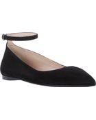 Miu Miu Patent Cap-Toe Boots - Lyst