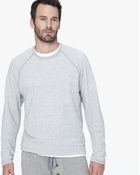 James Perse Striped Sweatshirt - Lyst
