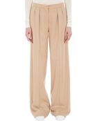 Edun Pleated Wideleg Flannel Trousers - Lyst