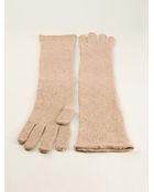 Brunello Cucinelli Long Sequined Gloves - Lyst