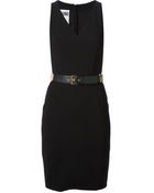 Moschino Belted Dress - Lyst