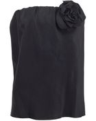 Lanvin Floral Tube Top - Lyst