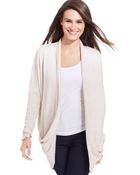 DKNY Jeans Long-sleeve Open-front Cardigan - Lyst