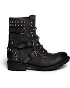 Ash 'Reese' Stud Leather Boots - Lyst