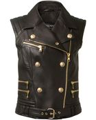 Balmain Biker Jacket - Lyst