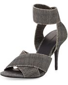 Alexander Wang Dana Heathered Elastic Sandal - Lyst