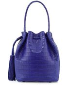 Nancy Gonzalez Crocodile Tassel Shoulder Bag - Lyst