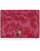 Alexander McQueen Skull Card Holder - Lyst