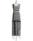 Nine West Tribal Frame Maxi Dress - Lyst