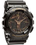 G-shock The Ga100 Camouflage Dial Watch - Lyst