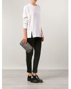 Lanvin Rigid Print Clutch - Lyst
