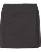 Theory Katen Stretch-Wool Wrap Skirt - Lyst