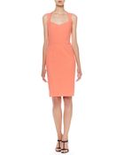 Narciso Rodriguez Full-Zip Cutout Dress - Lyst