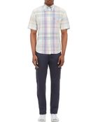 Gant Rugger India Slub Madras Shirt - Lyst