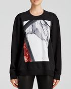 Helmut Lang Sweatshirt - Hydra Magna Print - Lyst