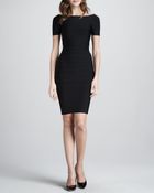Hervé Léger Boatneck Bandage Dress - Lyst
