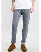 Topman Mid Grey Skinny Chinos - Lyst