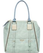 Guess Quincy Retro Tote - Lyst