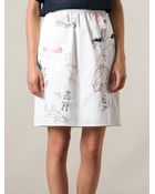 Carven Toi Moi Nous Skirt - Lyst
