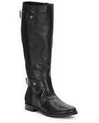 Isaac Mizrahi Applee Leather Knee-High Boots - Lyst