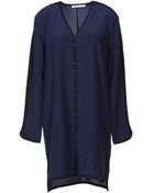 T By Alexander Wang Short Dress - Lyst